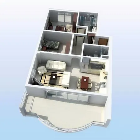 Mirage G 1 - Beautiful 2 Bedroomed Ground Floor Apartment Of Approx 1000 Sq Ft *